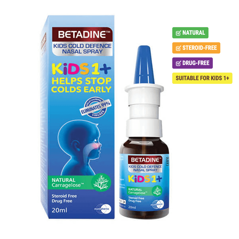 Betadine Kids cold defence nasal spray 20ml